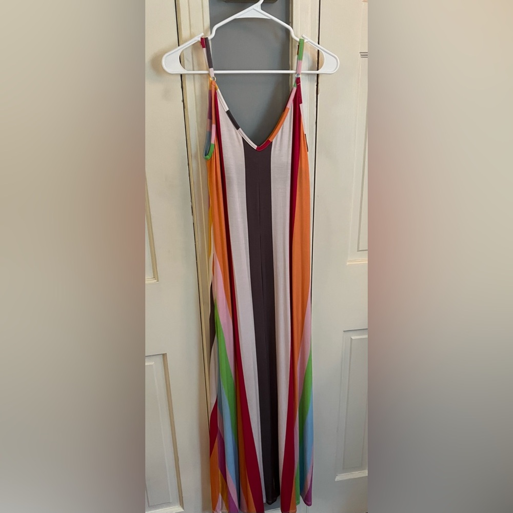 Skivvys Colorful Striped Maxi Dress
